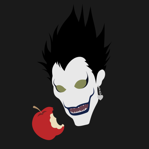 Digital illustration of Ryuk