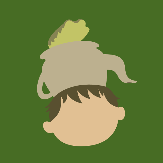 Digital illustration of Snufkin
