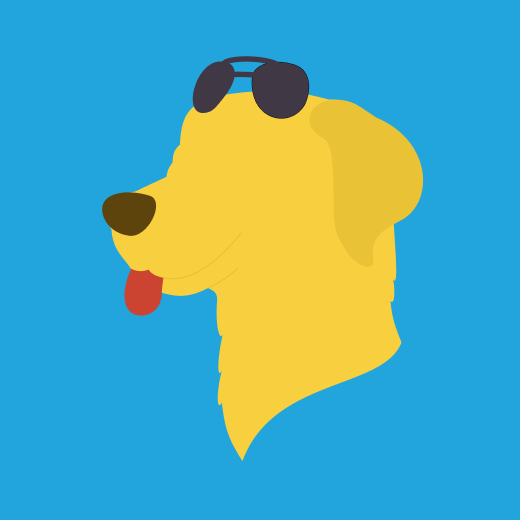 Digital illustration of Mr. Peanutbutter