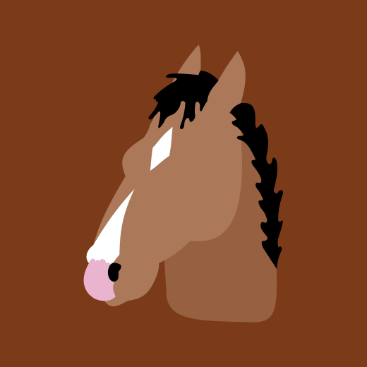 Digital illustration of BoJack Horseman
